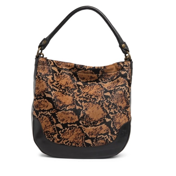 Frye Black Leather Melissa Calf Hair Hobo / Shoulder / Crossbody Bag - Reemoly - Picture 16 of 16